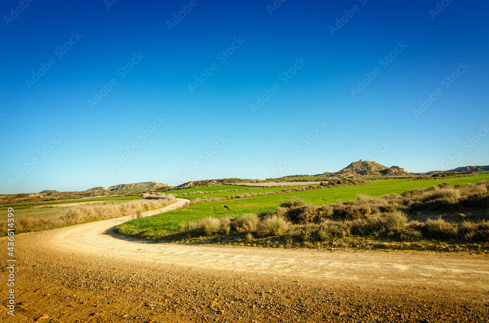 Bardenas Reales is a Spanish Natural Park