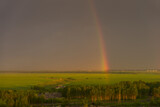rainbow over the river