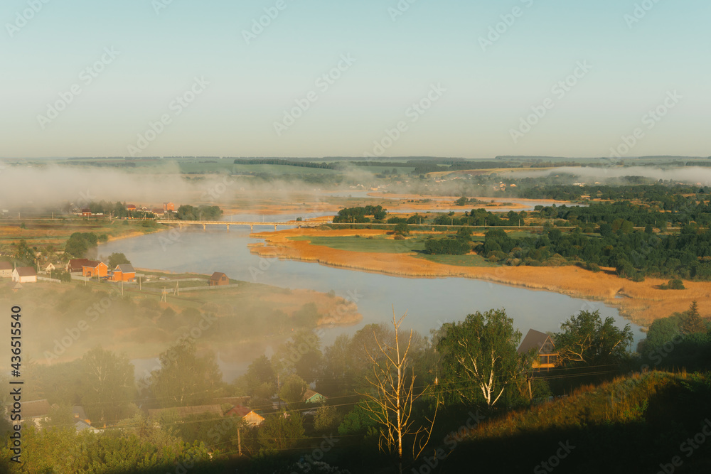 Obraz premium landscape with fog