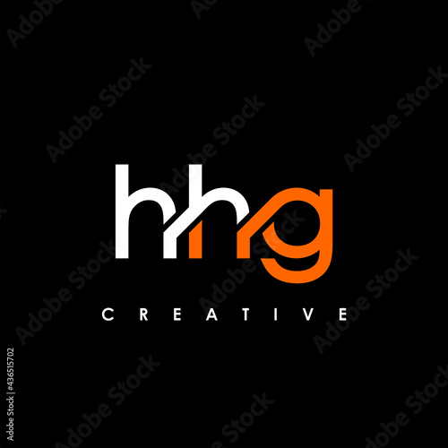 HHG Letter Initial Logo Design Template Vector Illustration photo