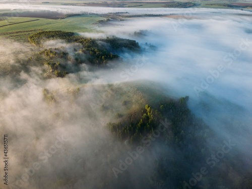 fog over the river