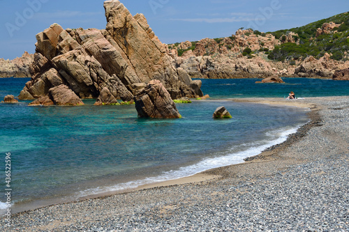 Veduta della spiaggia di Cala Tinnari photo