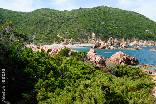 Veduta della spiaggia di Cala Tinnari photo