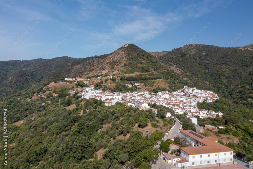 Municipio de Benarrabá en la comarca del valle del Genal, Andalucía