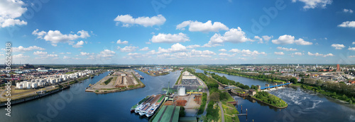 Duisburg Ruhrort Panorama - Ruhr, Rhein-Herne Kanal