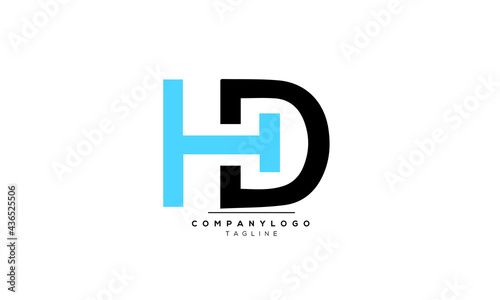 Alphabet letters Initials Monogram logo HD, HD INITIAL, HD letter