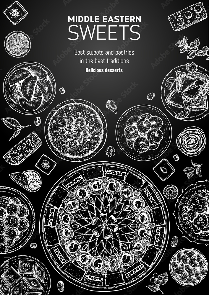 oriental-sweets-vector-illustration-middle-eastern-food-hand-drawn
