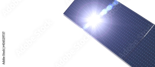 Power using renewable solar...