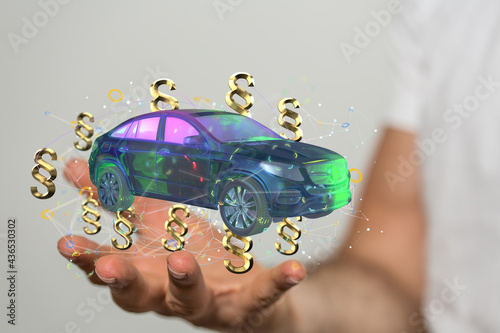 Car insurance concept with ...