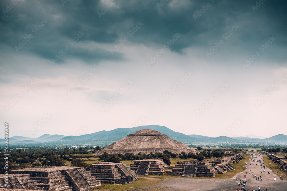 Pyramids of Mexico.