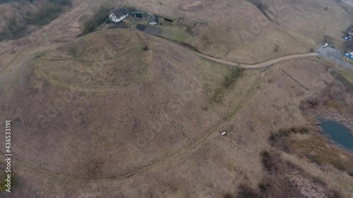 Top view of the Swedish Mountain. Volkovysk Belarus. High quality FullHD footage photo