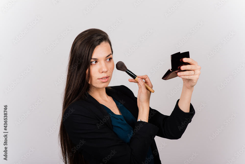 Cosmetologist beautician holding a tool in her hands, permanent makeup master, permanent makeup Cosmetologist beautician holding a tool in her hands, permanent makeup master, permanent makeup