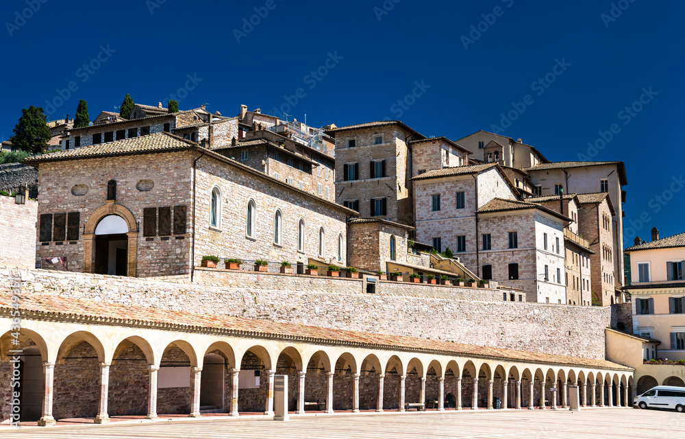 Cityscape of Assisi in Italy