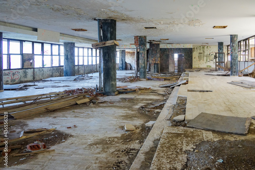 Croatia, The Abandoned Hotels of Kupari. Hotel burned and destroyed during the Croatian War of Independence photo