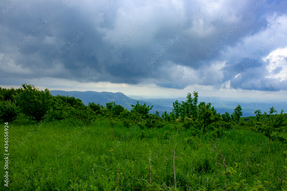 Fototapeta premium landscape with clouds