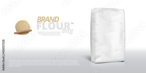 White Bags For Flour Or Other Loose Products