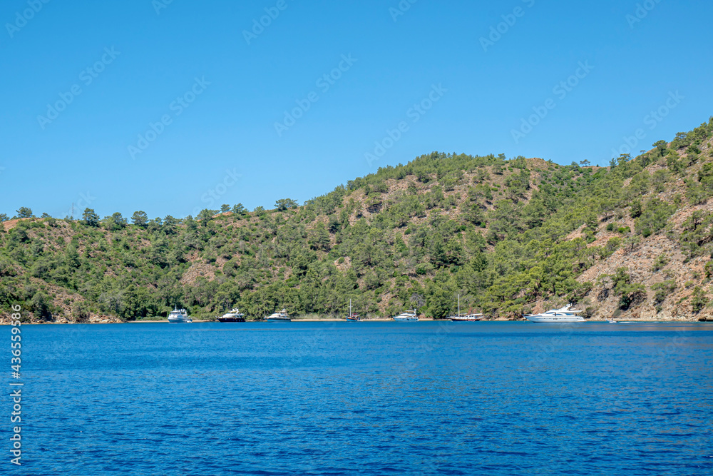 Gocek is famous for its natural beauty and crystal clear sea among the sailors not only in Turkey but also abroad, is surrounded by 12 islands in Turkey Gocek is famous for its natural beauty and crystal clear sea among the sailors not only in Turkey but also abroad, is surrounded by 12 islands in Turkey
