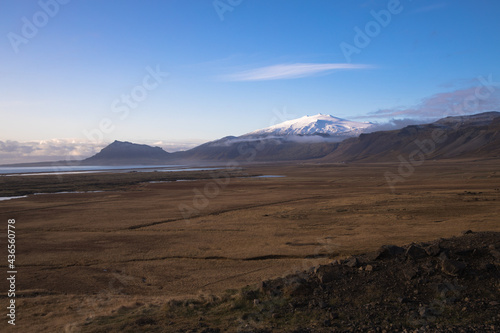 Views of the snæfellsnes peninsula mountains, Iceland