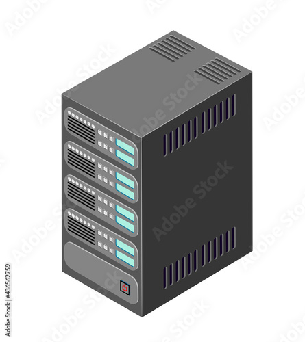 Single server network technology of connection data center