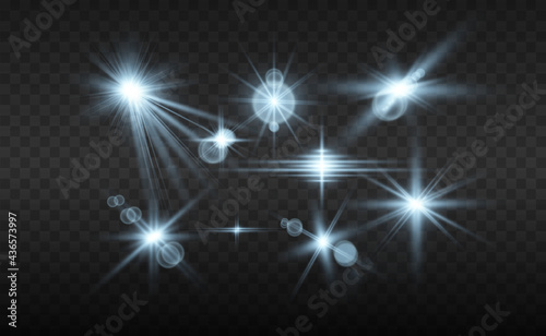 	
Set of gold bright beautiful stars. Light effect Bright Star. Beautiful light for illustration. Christmas star. White sparks sparkle with a special light. Vector sparkles on transparent background