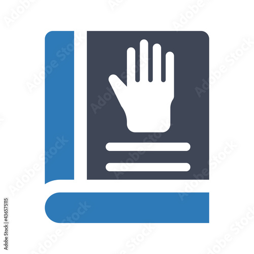 Oath honesty book icon