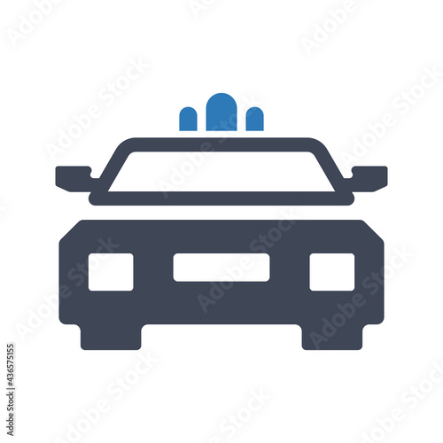 Wallpaper Mural Police car icon Torontodigital.ca