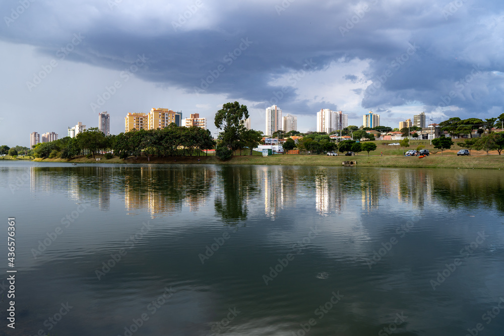 city skyline - country small town Indaiatuba city skyline - country small town Indaiatuba