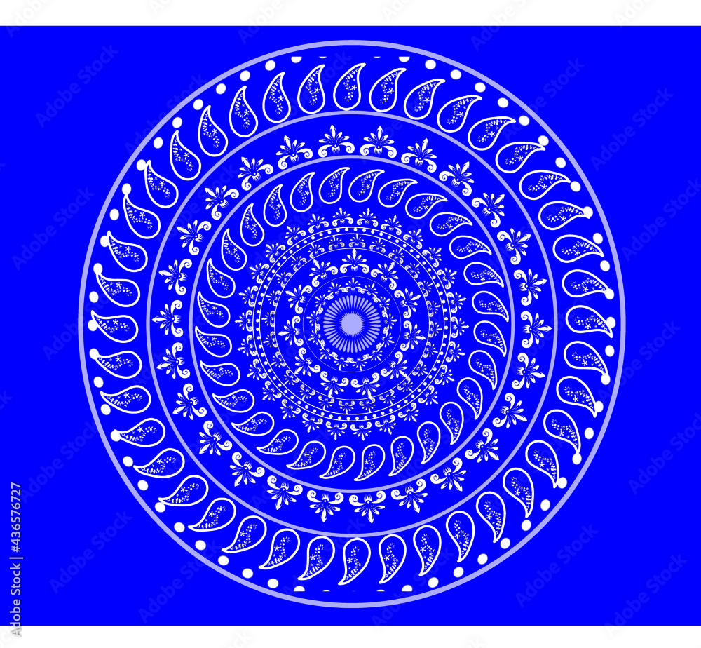 This is an image of awesome mandala vector art.