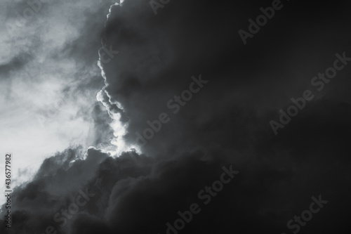 storm clouds over the storm