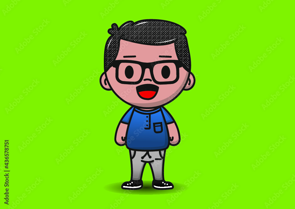 Vector kawaii character ready for modification Vector kawaii character ready for modification