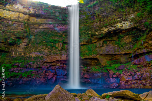 Phi Phi Waterfall, Jowai, Meghalaya, North East India. 