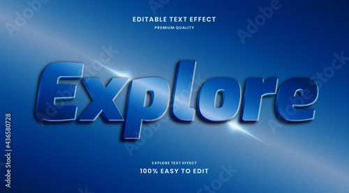 Explore 3d text effect  editable text effect