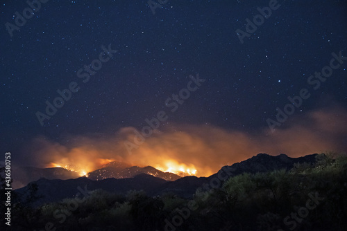 Bighorn Fire in the Santa Catalina Mountains
 photo