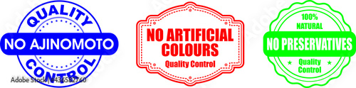 Food Quality Control emblems