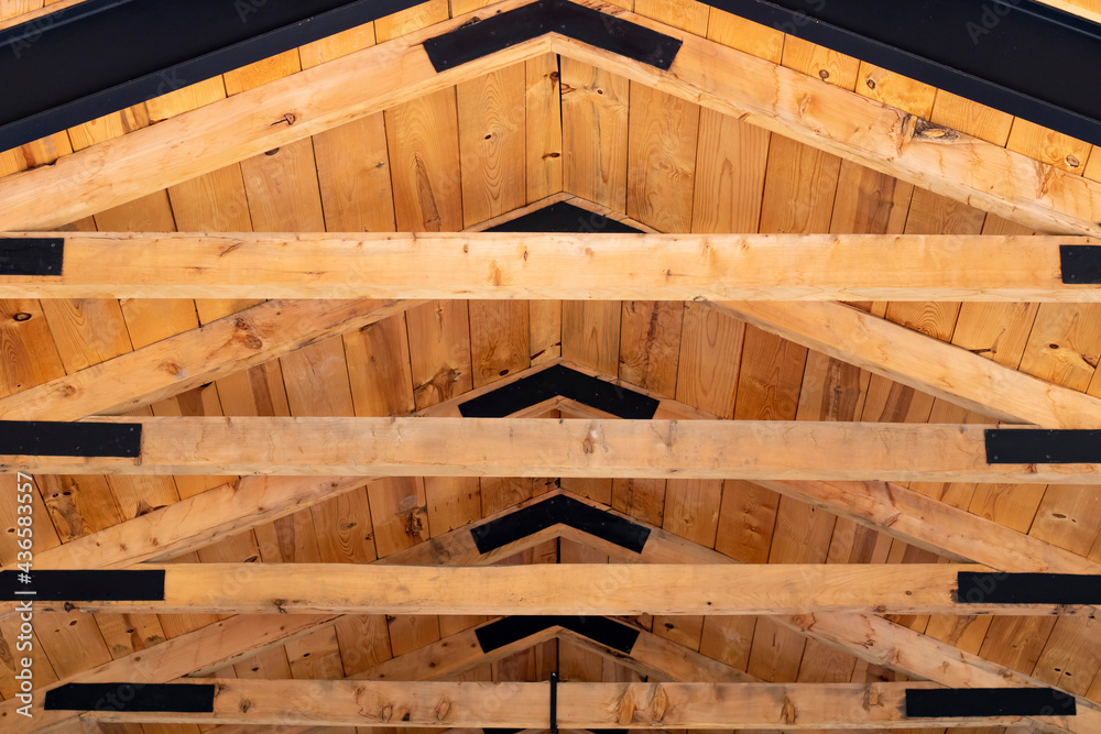 Structure of wood and metal in construction Structure of wood and metal in construction