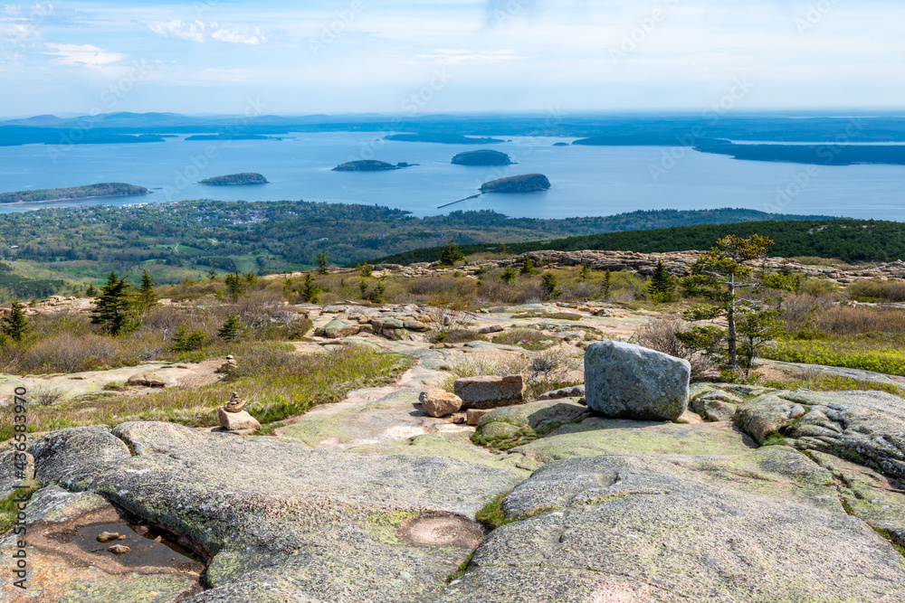Cadillac Mountain in Acadia National Park in the Spring Cadillac Mountain in Acadia National Park in the Spring