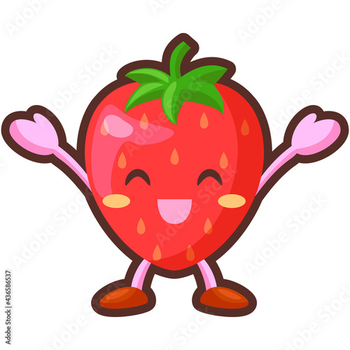 喜ぶいちごのキャラクター