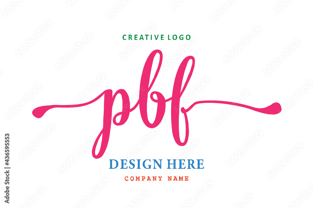 PBF lettering logo is simple, easy to understand and authoritative PBF lettering logo is simple, easy to understand and authoritative
