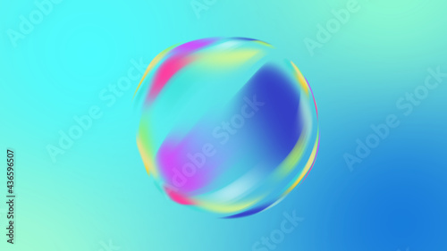 Beautiful gradient bubble abstract background