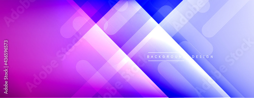 Dynamic lines abstract background. 3D shadow effects and fluid gradients. Modern overlapping forms