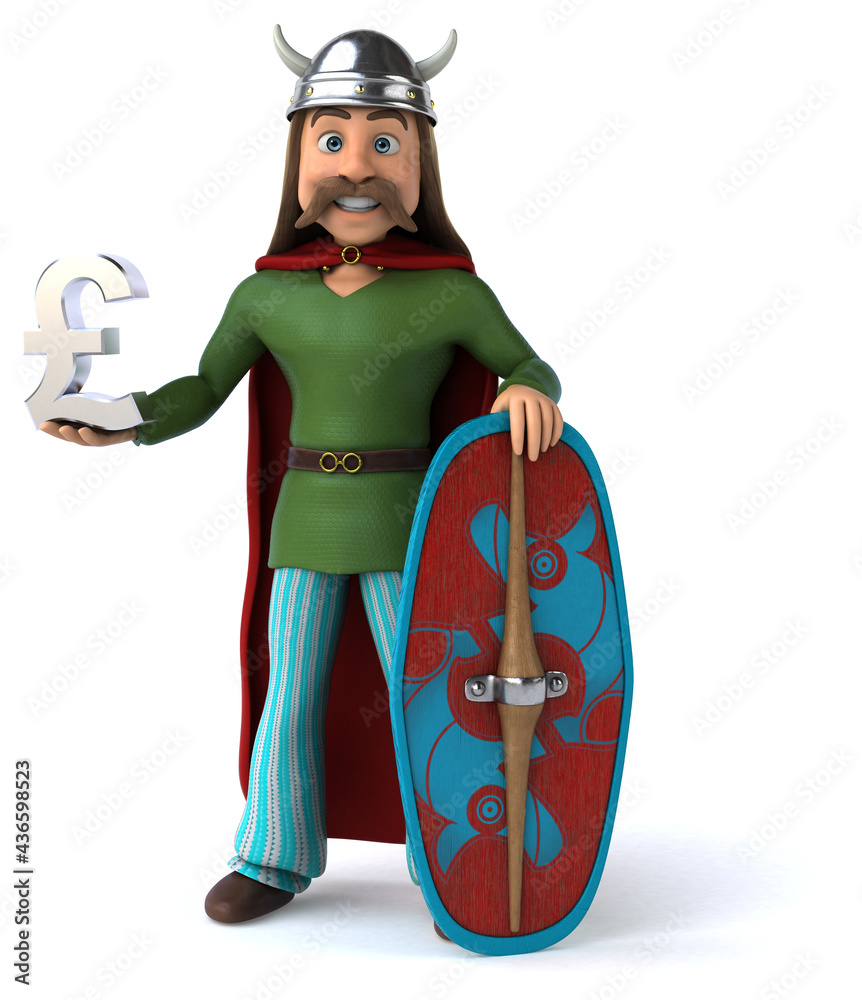 Fun Gaul - 3D Illustration