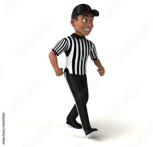 Fun 3D Illustration of an american Referee © Julien Tromeur