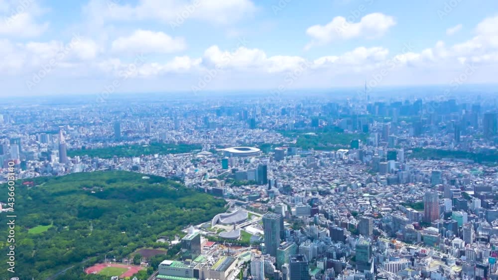 Tokyo - 東京都心 空撮映像 Tokyo - 東京都心 空撮映像