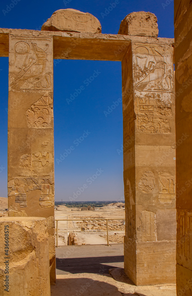 Door in the Mortuary Temple of Hatshepsut, Egypt