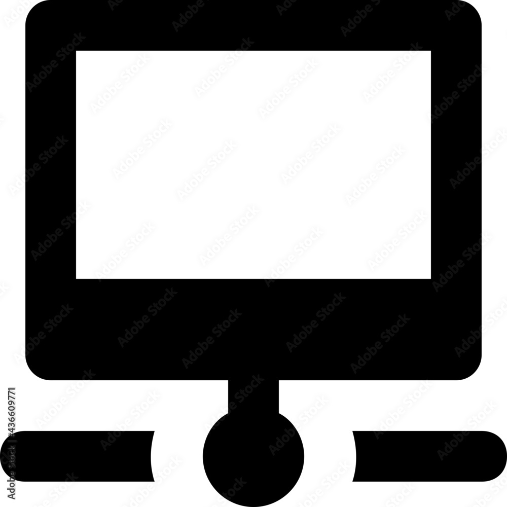 Client Server Vector Solid Icon Client Server Vector Solid Icon