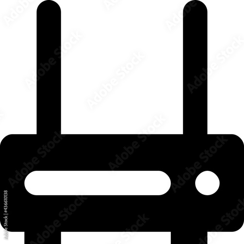 Modem Vector Solid Icon