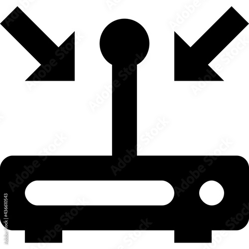 Modem Vector Solid Icon