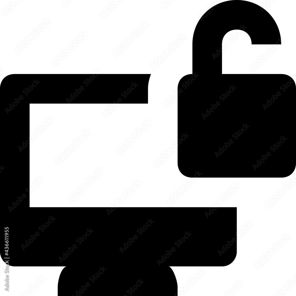 Web Protection Glyph Vector Icon Web Protection Glyph Vector Icon