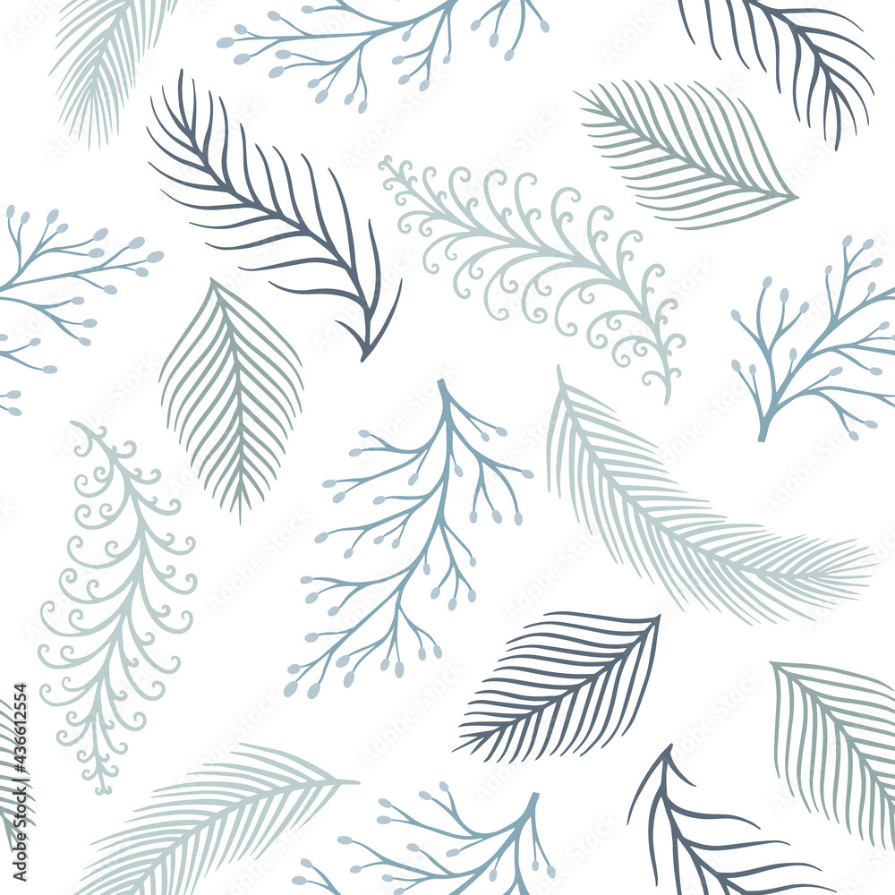 Abstract floral seamless pattern. Vector design for paper, cover, fabric, interior decor. Abstract floral seamless pattern. Vector design for paper, cover, fabric, interior decor.