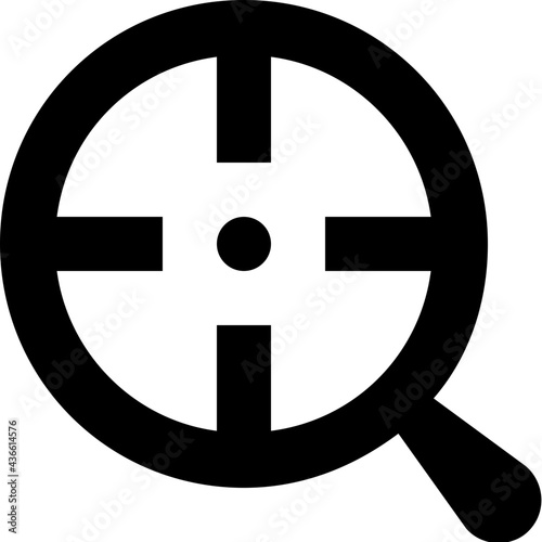 Focus Glyph Vector Icon